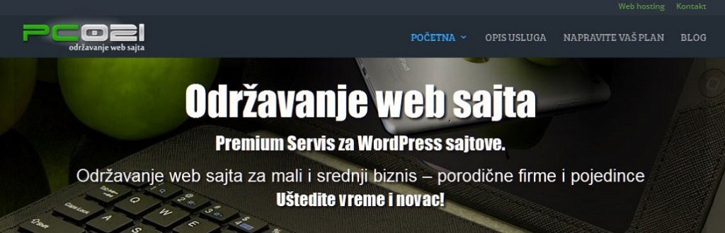 Hvala što ste nas kontaktirali - održavanje web sajta
